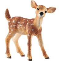 Schleich Wild Life - Witstaart hert kalf speelfiguur 14820 - thumbnail