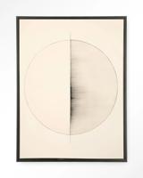 Urban Cotton Wandkleed 'Nara' 80 x 110cm in Floating Frame - black