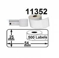 Thermo-etiketten 54x25mm 500 per rol