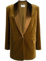 ZIMMERMANN blazer Lyrical en velours - Vert