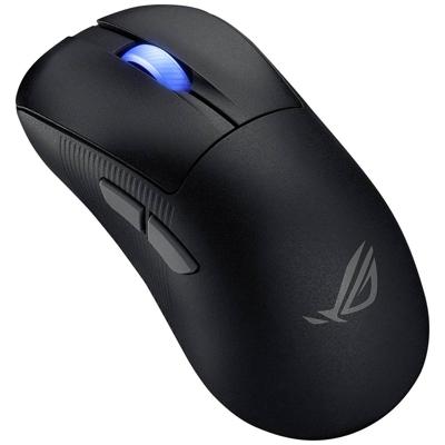 Asus ROG Keris II WL Ace Gaming-muis Bluetooth Optisch Zwart 7 Toetsen 42000 dpi Ergonomisch, Verlicht