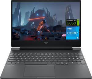 HP Victus Gaming 15-fa1015nd Intel® Core™ i5 i5-12450H Laptop 39,6 cm (15.6") Full HD 16 GB DDR4-SDRAM 512 GB SSD NVIDIA GeForce RTX 2050 Wi-Fi 6 (802.11ax) Windows 11 Home Zwart