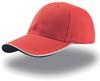 Atlantis AT609 Zoom Piping Sandwich Cap - Red/White/Navy - One Size