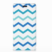 Nokia 3.1 (2018) | Hoesje met Magneet | Zigzag Blauw