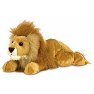 Aurora Pluche leeuwen knuffel dier - 30 cm - wilde dieren knuffel