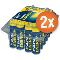 Voordeelpak met 48 x AAA Varta High Energy alkaline batterijen