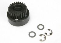 Clutch bell, (24-tooth)/ 5x8x0.5mm fiber washer (2)/ 5mm e-clip (requires #4611-ball bearings, 5x11x4mm (2)) - thumbnail