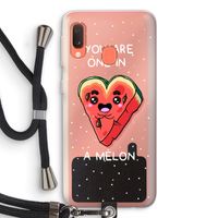 One In A Melon: Samsung Galaxy A20e Transparant Hoesje met koord