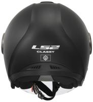 LS2 "of620 classy solid" jethelm helmet of620 classy solid s matt black