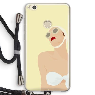 Summer: Huawei Ascend P8 Lite (2017) Transparant Hoesje met koord