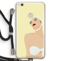 Summer: Huawei Ascend P8 Lite (2017) Transparant Hoesje met koord