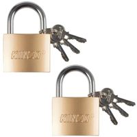 2x Kinzo hangslot 50 mm