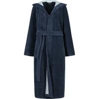 Cawö Cawo Dames Home Badjas met Capuchon Uni 802 40/42 sea Cawö Cawo Dames Home Badjas met Capuchon Uni 802 40/42 sea