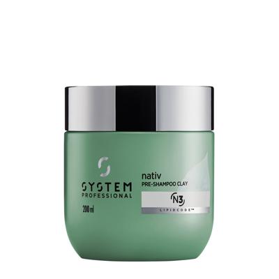 System Professional Masker Nativ Pre-Shampoo Clay 200ml | Voor Alle Haartypen