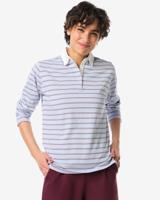 HEMA Damesshirt Elif jersey strepen blauw (blauw)