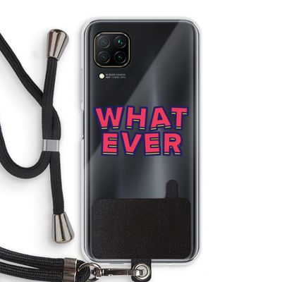 Whatever: Huawei P40 Lite Transparant Hoesje met koord