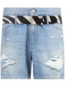 RTA short Pierce en jean à effet usé - Bleu