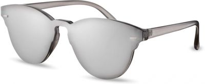 CWI zonnebril unisex panto transparant grijs (CWI2208)