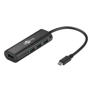 USB 3.2 GEN 1 (USB 3.0) USB-C naar USB-A adapter - 4 poorts - quick-charger - 5Gbit/s