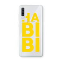 Habibi Majorelle : Samsung Galaxy A70 Transparant Hoesje Habibi Majorelle : Samsung Galaxy A70 Transparant Hoesje