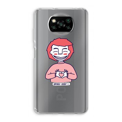 Hartje: Xiaomi Poco X3 Pro Transparant Hoesje