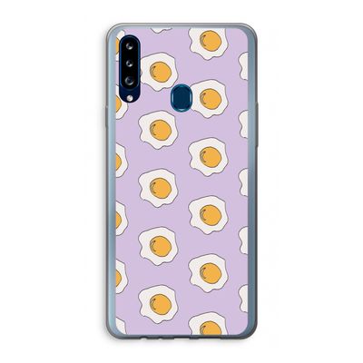 Bacon to my eggs #1: Samsung Galaxy A20s Transparant Hoesje