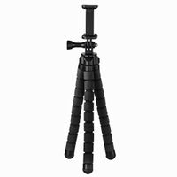 Hama Tripod 1/4 inch Werkhoogte: 9 - 26 cm Zwart Voor smartphones en GoPro - thumbnail