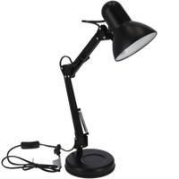 Zwarte bureaulamp/tafellamp 37 x 15 x 42 cm - thumbnail