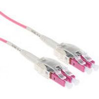 ACT 5 meter Multimode 50/125 OM4 Polarity Twist patchkabel met LC connectoren