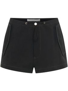 Dion Lee short Parachute à coupe courte - Noir