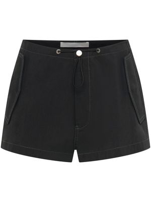 Dion Lee short Parachute à coupe courte - Noir