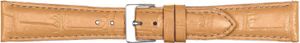 Horlogeband Poletto 454.18.20 Leder Beige 20mm