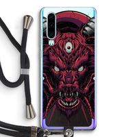 Hell Hound and Serpents: Huawei P30 Transparant Hoesje met koord