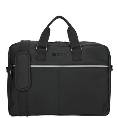 Enrico Benetti Waterproof Laptop Schoudertas Bergen 17&apos;&apos; Zwart