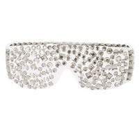 Zilveren diamanten bril lady   - - thumbnail