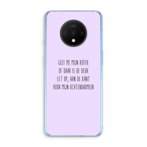 Ochtendhumeur: OnePlus 7T Transparant Hoesje