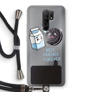 Best Friend Forever: Xiaomi Redmi 9 Transparant Hoesje met koord