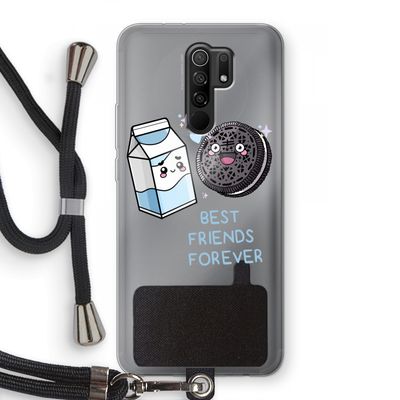 Best Friend Forever: Xiaomi Redmi 9 Transparant Hoesje met koord