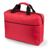 Documententas - rood - aktetas - 1 hoofdvak - 38x30x9 cm - polyester