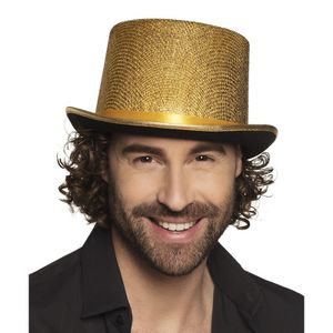Party hoed hoog met gouden glinsters