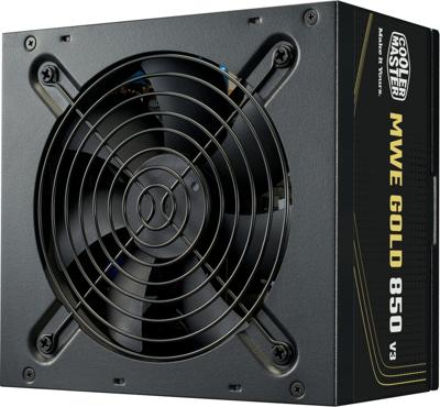 PC-voeding - COOLER MASTER - MPE-8506-ACAG-BEU - MWE Gold 850 V3 niet-modulair - ATX 3.1 - 80+ GOLD - 850 W