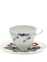 Serax x Marni Midnight Flowers tasse à café-soucoupe - Blanc - thumbnail