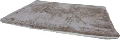 Boon plaid supersoft 120x80 cm taupe/beige - Gebr de boon
