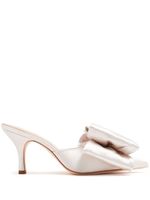 Loeffler Randall mules Margot 80 mm en satin - Tons neutres