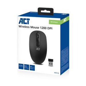 ACT Connectivity AC5110 Draadloze muis 1200 DPI muis 1200 DPI | Voor links- en rechtshandigen