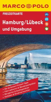Wegenkaart - landkaart 07 Marco Polo Freizeitkarte Hamburg, Lübeck und umgebung | MairDumont