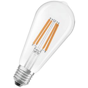 OSRAM 4099854235634 LED-lamp Energielabel A (A - G) E27 Ballon 3.8 W = 60 W Warmwit (Ø x h) 64 mm x 64 mm 1 stuk(s)