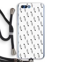 Pluimen: Honor 10 Transparant Hoesje met koord