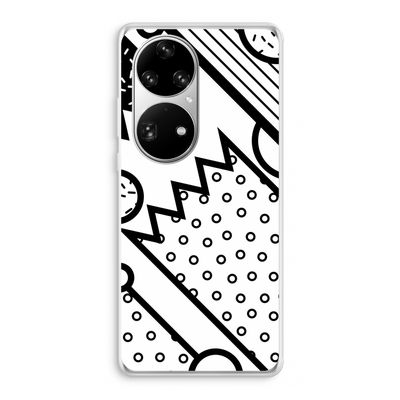 Pop Art #4: Huawei P50 Pro Transparant Hoesje