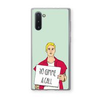 Gimme a call: Samsung Galaxy Note 10 Transparant Hoesje